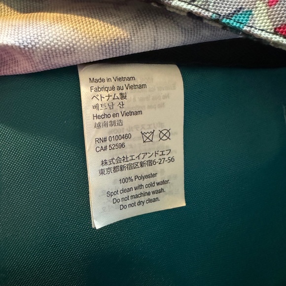 Kavu Painted Floral 25th Anniversary Mini Rope Sling Bag - Picture 8 of 8